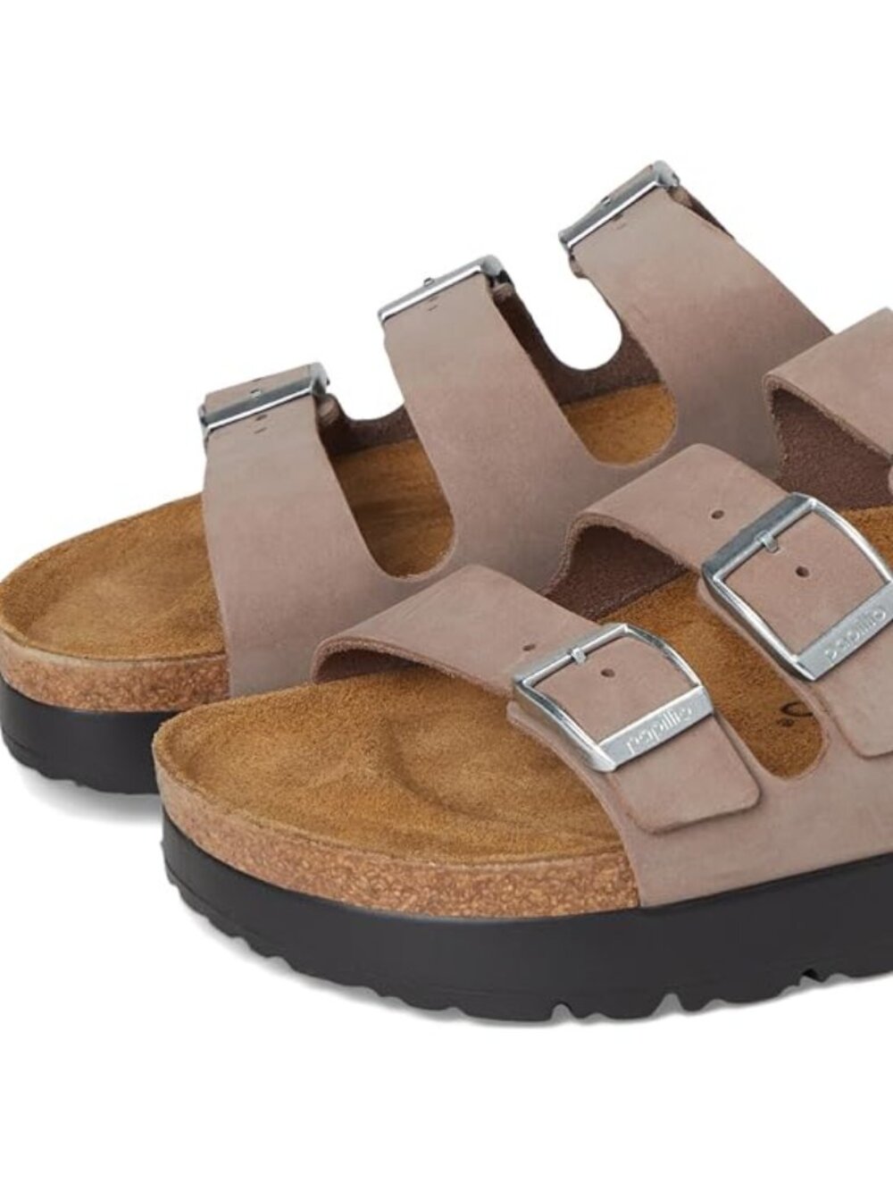 NEW Birkenstock FLORIDA Chunky Sandles Faded Purple Slip Ons 39 WOmens 8
